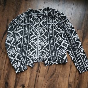 Who What Wear Black & White Jacket